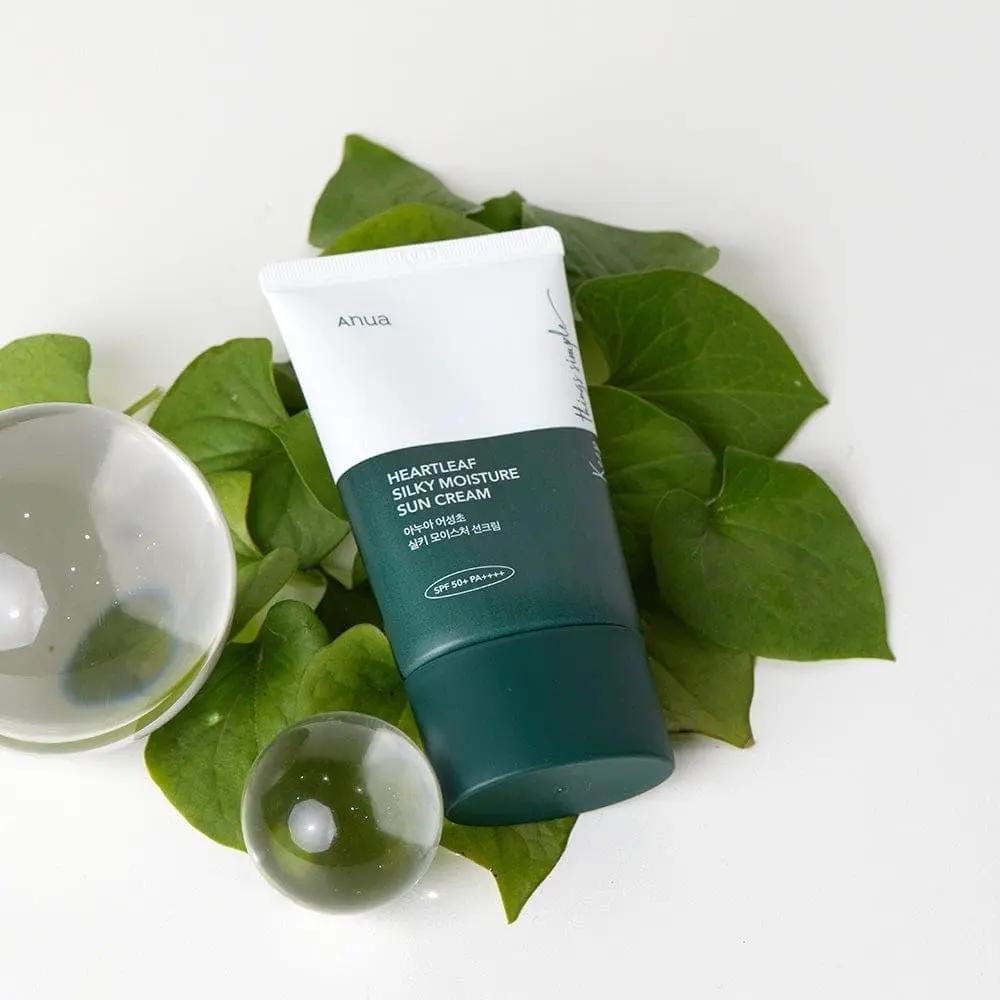 Crème Solaire Hydratante Anua Heartleaf Silky Moisture – SPF 50+ PA++++ ANUA-CI