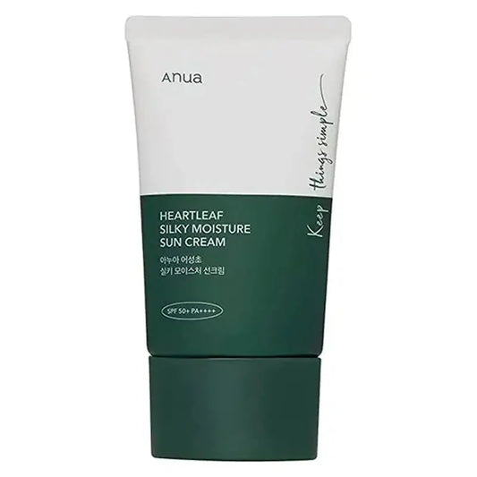 Crème Solaire Hydratante Anua Heartleaf Silky Moisture – SPF 50+ PA++++ ANUA-CI