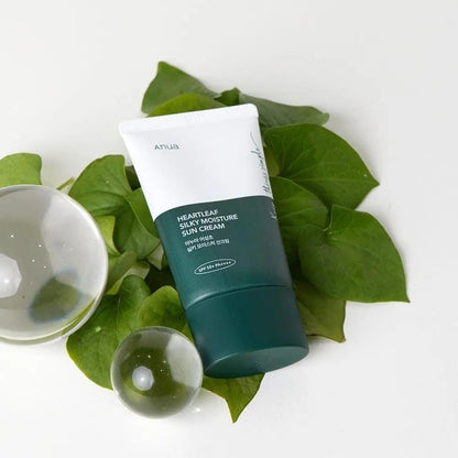 Crème Solaire Hydratante Anua Heartleaf Silky Moisture – SPF 50+ PA++++ ANUA-CI