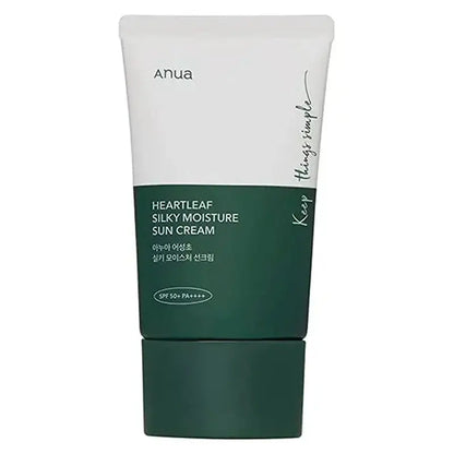 Crème Solaire Hydratante Anua Heartleaf Silky Moisture – SPF 50+ PA++++ ANUA-CI